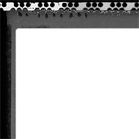 Polaroid Heavy Gray Photo Border