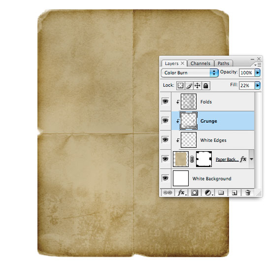 Old Paper Background Texture - Photoshop Tutorial