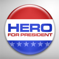 Political Campaign Button