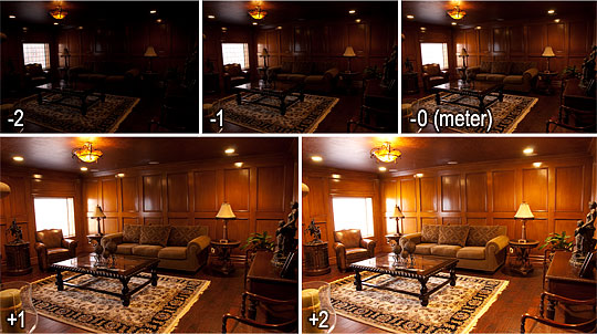 The 5 Foto untuk HDR Tutorial ini