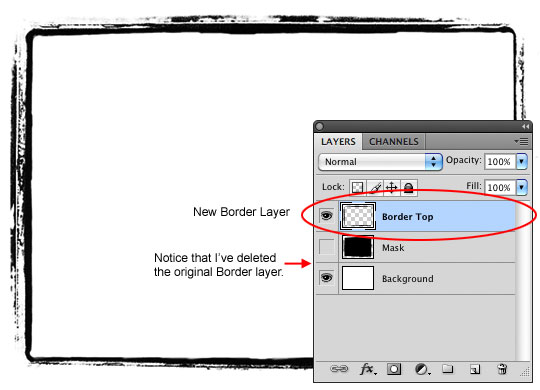 Create the Photo Border layer