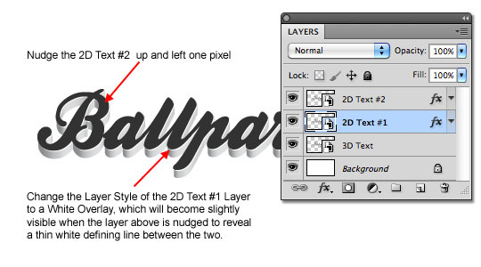 Duplicate and offset the layer then update the Layer Styles