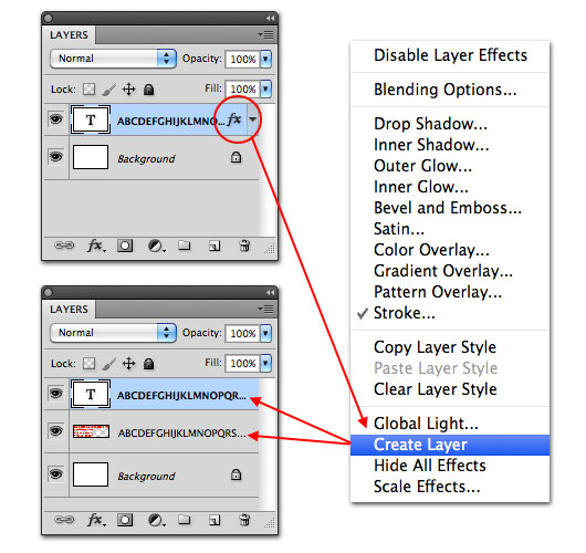 Buat layer dari stroke